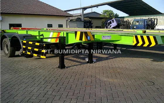 Jual Ekor Trailer 20 Feet Rangka PT. Bumidipta Nirwana